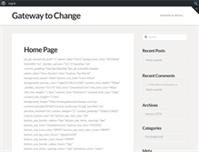 Tablet Screenshot of gatewaytochange.com